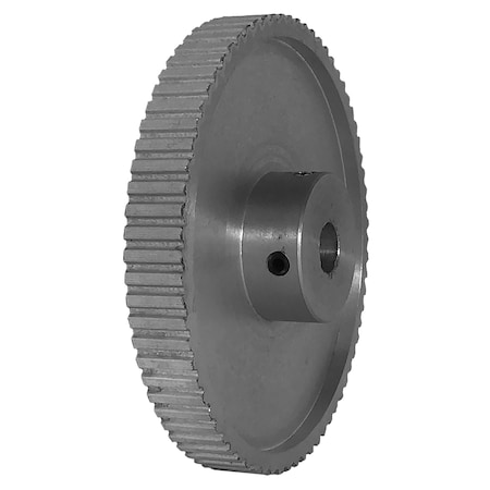 B&B Manufacturing 72XL037-6WA6, Timing Pulley, Aluminum, Clear Anodized, 72XL037-6WA6